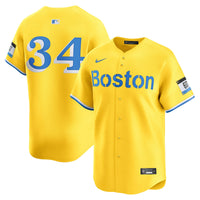 Boston Red Sox David Ortiz Yellow Alternate 3 Limited Player Jersey