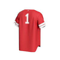 Louisiana Ragin' Cajuns Pick-A-Player Baseball Fashion Jersey - Cardinal