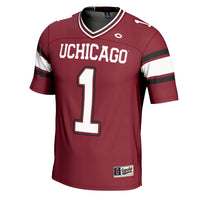 #1 UChicago Maroons Football Jersey - Maroon
