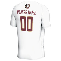 Florida State Seminoles NIL Pick-A-Player Lightweight Collegiate Soccer Fashion Jersey - White