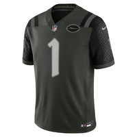 New York Jets Ahmad Sauce Gardner Gotham Green 2025 Rivalries Collection Stitched Limited Jersey