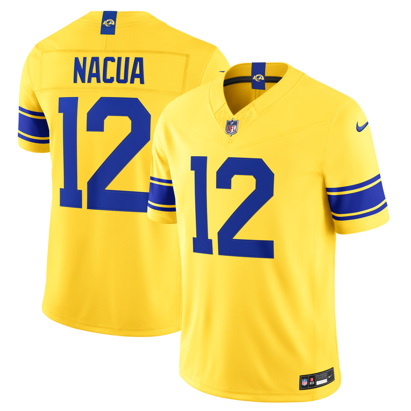 Los Angeles Rams Puka Nacua Classic Sol Stitched Limited Jersey