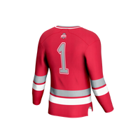 Ohio State Buckeyes Lightweight Hockey Fashion Jersey - Scarlet