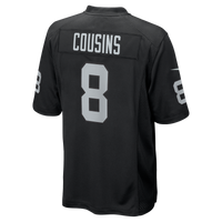 Las Vegas Raiders Kirk Cousins Black Team Game Jersey