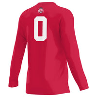 #1 Ohio State Buckeyes Lightweight Volleyball Jersey - Scarlet