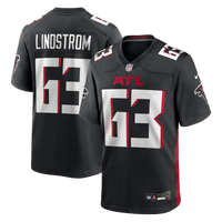 Atlanta Falcons Chris Lindstrom Black Game Jersey