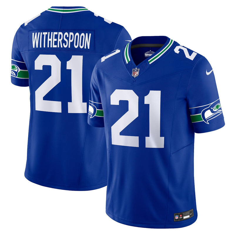 Seattle Seahawks Devon Witherspoon Royal Alternate Limited Jersey