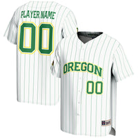 Oregon Ducks NIL Pick-A-Player Lightweight Baseball Jersey - White