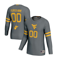West Virginia Mountaineers NIL Pick-A-Player Lightweight Volleyball Jersey - Gray