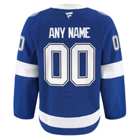 Tampa Bay Lightning Blue Home Authentic Pro Custom Jersey