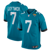 Jacksonville Jaguars Byron Leftwich Teal Retired Player Game Jersey