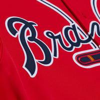 Atlanta Braves Chipper Jones Red 2006 Cooperstown Collection Authentic Jersey