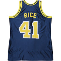 Glen Rice Navy Michigan Wolverines 1988/89 Authentic Jersey