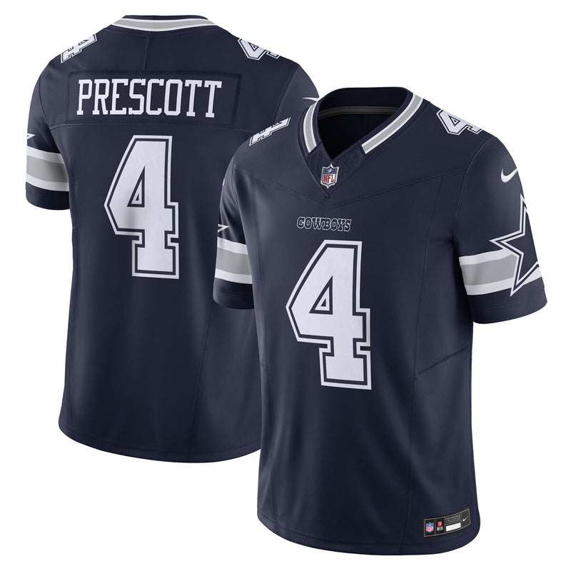 Dallas Cowboys Dak Prescott Navy Limited Jersey