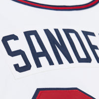 Atlanta Braves Deion Sanders White Cooperstown Collection 1992 Authentic Jersey