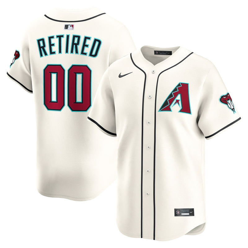 Arizona Diamondbacks Cream Home Limited Pick-A-Player Retired Roster Jersey