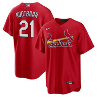 St. Louis Cardinals Lars Nootbaar Red Big & Tall Alternate Replica Player Jersey