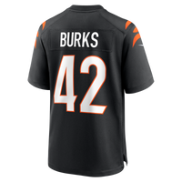 Cincinnati Bengals Oren Burks Black Team Game Jersey