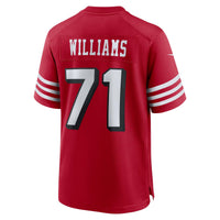 San Francisco 49ers Trent Williams Scarlet Alternate Game Jersey