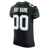 New York Jets Legacy Black Alternate Elite Custom Jersey