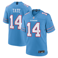 Tennessee Titans Carnell Tate Light Blue 2026 NFL Draft First Round Pick No. 4 Team Game Jersey