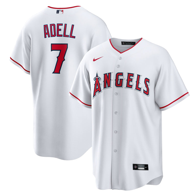 Los Angeles Angels Jo Adell White Home Replica Jersey