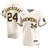 Milwaukee Brewers William Contreras Cream Home Limited Player Jersey