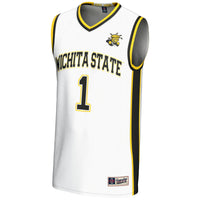 Wichita State Shockers #1 Basketball Jersey - White