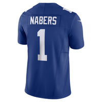 New York Giants Malik Nabers Royal Limited Jersey