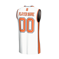 Syracuse Orange Lightweight Collegiate Basketball NIL Pick-A-Player Fashion Jersey - White