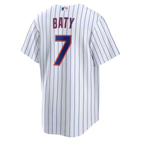 New York Mets Brett Baty White Home Replica Jersey