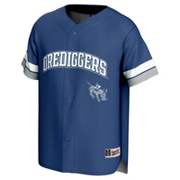 Colorado School of Mines Orediggers Spirit Baseball Jersey - Blue