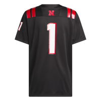 #1 Nebraska Huskers Our Red Burns Brighter Premier Strategy Jersey - Black
