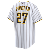 San Diego Padres Nick Pivetta White Home Replica Jersey