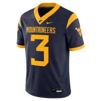 Michael Hawkins Jr. West Virginia Mountaineers Game Football Jersey - Navy