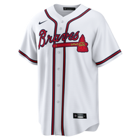 Atlanta Braves White Home Big & Tall Replica Jersey