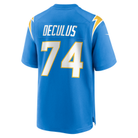 Los Angeles Chargers Austin Deculus Powder Blue Team Game Jersey