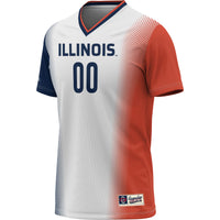 Illinois Fighting Illini Pick-A-Player NIL Lightweight Soccer Jersey - White
