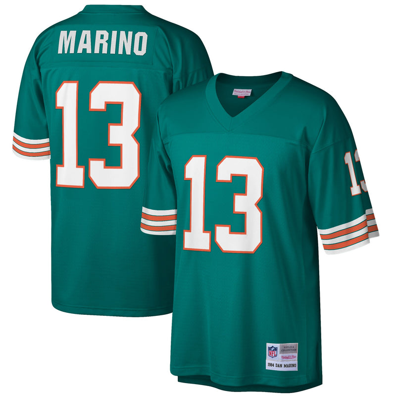 Miami Dolphins Dan Marino Aqua Big & Tall 1984 Retired Player Replica Jersey