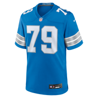 Detroit Lions Larry Borom Blue Team Game Jersey