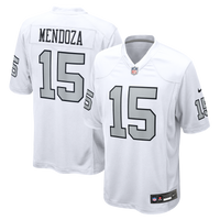 Las Vegas Raiders Fernando Mendoza White Alternate Game Player Jersey