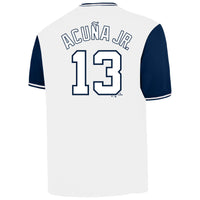 Atlanta Braves Ronald Acuña Jr. White Big & Tall Name & Number Jersey