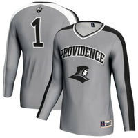 Providence Friars #1 Lightweight Volleyball Fashion Jersey - Silver