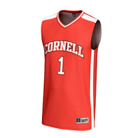 #1 Cornell Big Red Lightweight Collegiate Basketball Fashion Jersey - Red