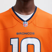 Denver Broncos Bo Nix Orange Player Game Jersey