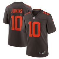 Cleveland Browns Quinshon Judkins Brown Alpha Dawg Game Jersey