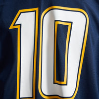 Los Angeles Chargers Justin Herbert Navy Alternate Super Chargers Game Player Jersey