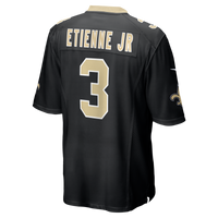 New Orleans Saints Travis Etienne Jr Black Game Jersey
