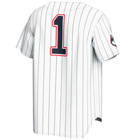 #1 UConn Huskies Lightweight Baseball Jersey - White