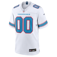 Tennessee Titans White Game Custom Jersey